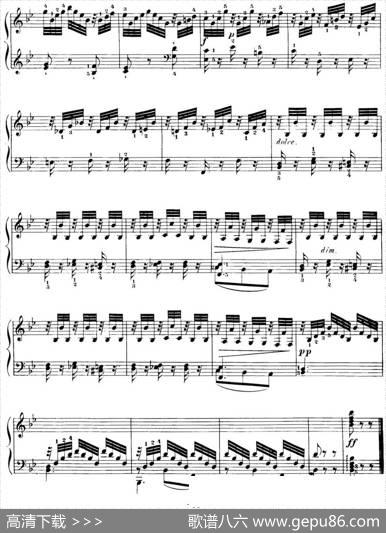40首车尔尼Op.299钢琴快速练习曲（NO.13）|车尔尼