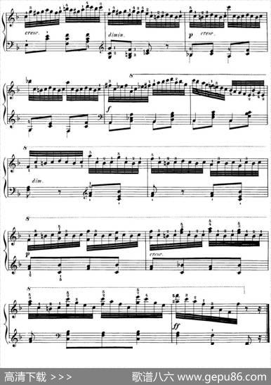 40首车尔尼Op.299钢琴快速练习曲（NO.14）|车尔尼