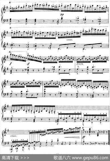 40首车尔尼Op.299钢琴快速练习曲（NO.16）|车尔尼