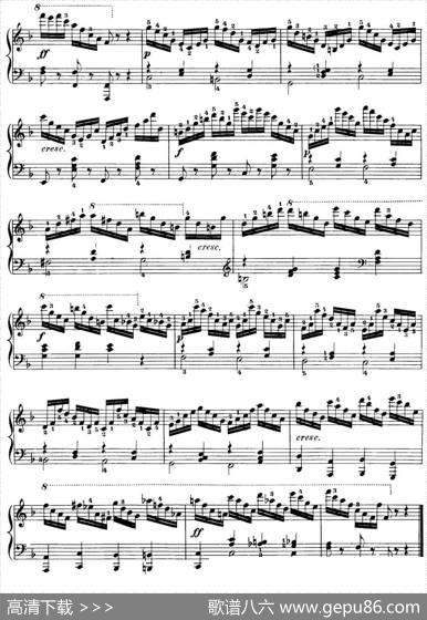 40首车尔尼Op.299钢琴快速练习曲（NO.19）|车尔尼