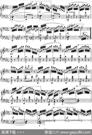 40首车尔尼Op.299钢琴快速练习曲（NO.39）|车尔尼