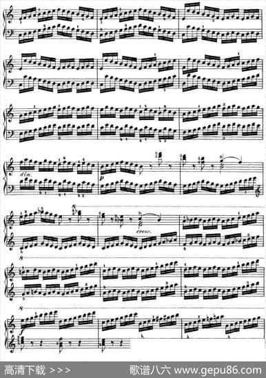 50首车尔尼Op.740钢琴手指灵巧技术练习曲（NO.1）|车尔尼