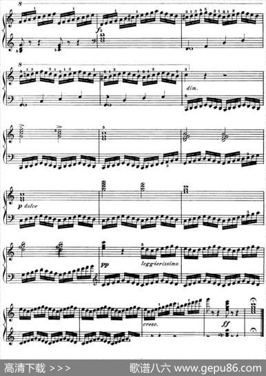50首车尔尼Op.740钢琴手指灵巧技术练习曲（NO.1）|车尔尼