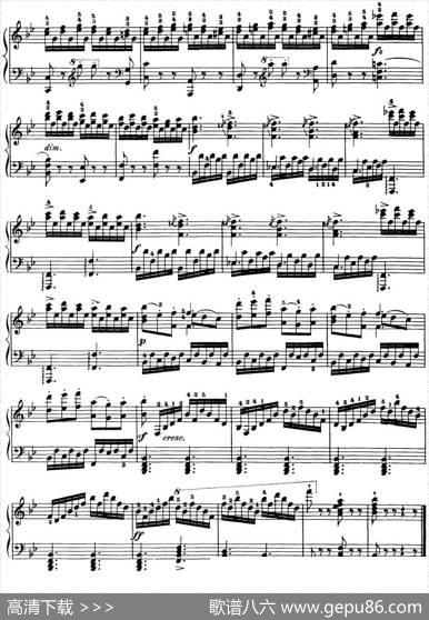 50首车尔尼Op.740钢琴手指灵巧技术练习曲（NO.4）|车尔尼