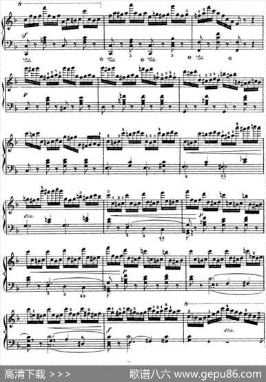 50首车尔尼Op.740钢琴手指灵巧技术练习曲（NO.11）|车尔尼