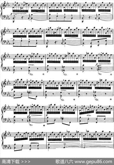 50首车尔尼Op.740钢琴手指灵巧技术练习曲（NO.15）|车尔尼
