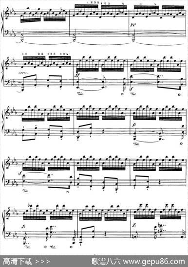 50首车尔尼Op.740钢琴手指灵巧技术练习曲（NO.15）|车尔尼