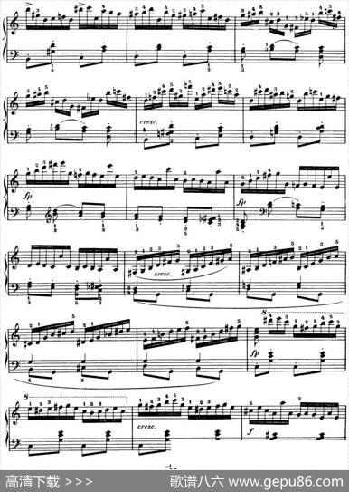 50首车尔尼Op.740钢琴手指灵巧技术练习曲（NO.16）|车尔尼