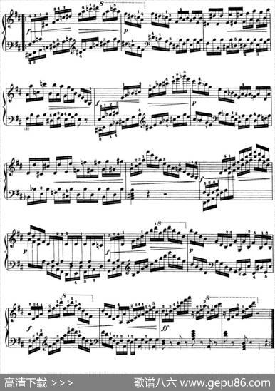 50首车尔尼Op.740钢琴手指灵巧技术练习曲（NO.21）|车尔尼