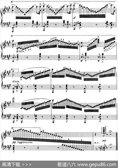 50首车尔尼Op.740钢琴手指灵巧技术练习曲（NO.26）|车尔尼