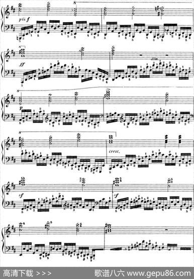 50首车尔尼Op.740钢琴手指灵巧技术练习曲（NO.28）|车尔尼