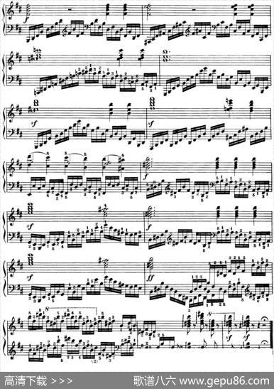 50首车尔尼Op.740钢琴手指灵巧技术练习曲（NO.28）|车尔尼
