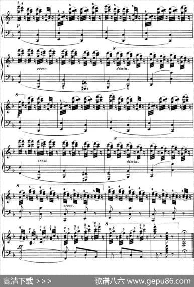 50首车尔尼Op.740钢琴手指灵巧技术练习曲（NO.30）|车尔尼
