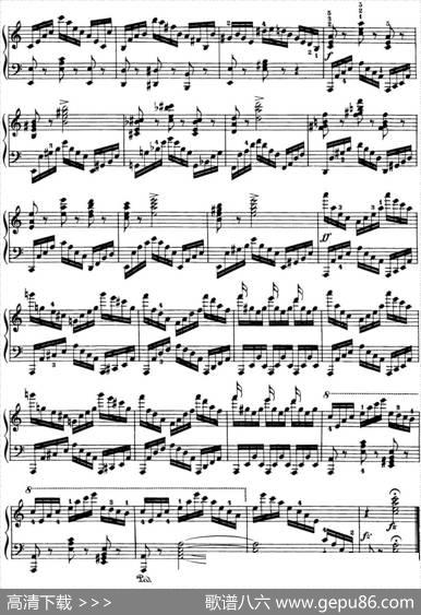 50首车尔尼Op.740钢琴手指灵巧技术练习曲（NO.31）|车尔尼