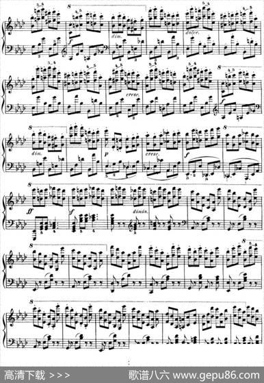 50首车尔尼Op.740钢琴手指灵巧技术练习曲（NO.33）|车尔尼