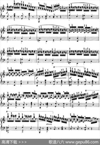 50首车尔尼Op.740钢琴手指灵巧技术练习曲（NO.34）|车尔尼