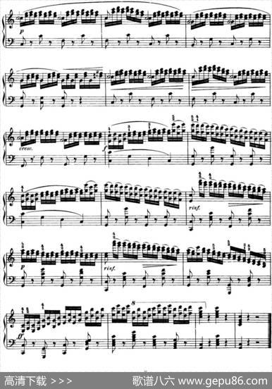 50首车尔尼Op.740钢琴手指灵巧技术练习曲（NO.34）|车尔尼