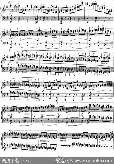 50首车尔尼Op.740钢琴手指灵巧技术练习曲（NO.39）|车尔尼