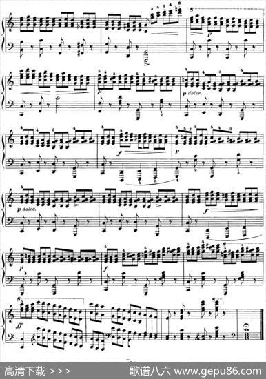 50首车尔尼Op.740钢琴手指灵巧技术练习曲（NO.40）|车尔尼