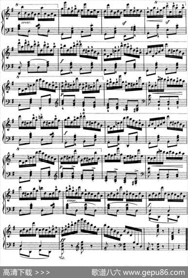 50首车尔尼Op.740钢琴手指灵巧技术练习曲（NO.44）|车尔尼
