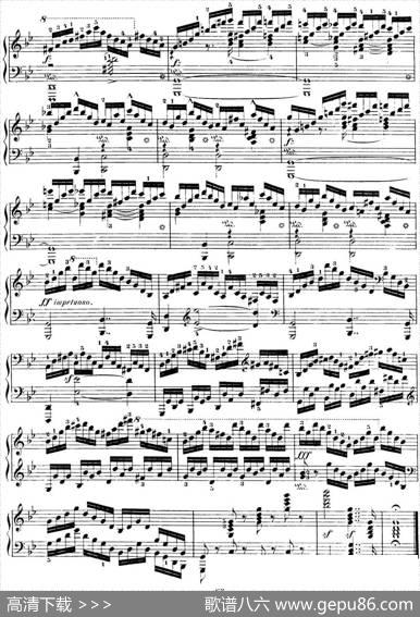 50首车尔尼Op.740钢琴手指灵巧技术练习曲（NO.50）|车尔尼