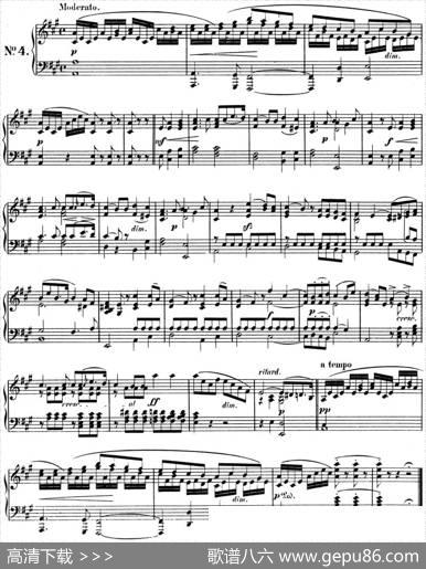 门德尔松无词歌Op.19（NO.4）|门德尔松
