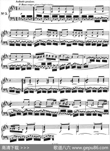 门德尔松无词歌Op.30（NO.5）|门德尔松