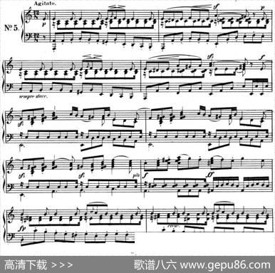 门德尔松无词歌Op.38（NO.5）|门德尔松