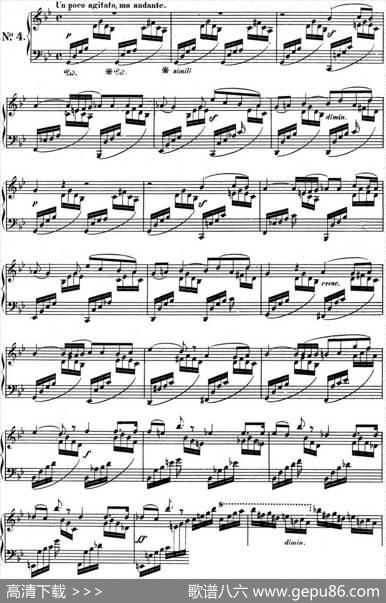 门德尔松无词歌Op.102（NO.4）|门德尔松
