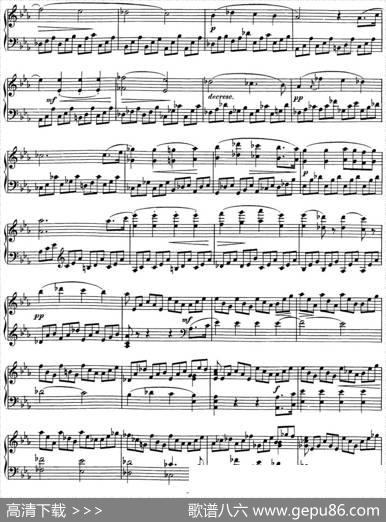 舒伯特c小调即兴曲D.899，Op.90（NO.1）|舒伯特