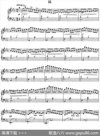 舒伯特降E大调即兴曲D.899，Op.90（NO.2）|舒伯特