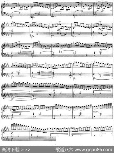 舒伯特降E大调即兴曲D.899，Op.90（NO.2）|舒伯特