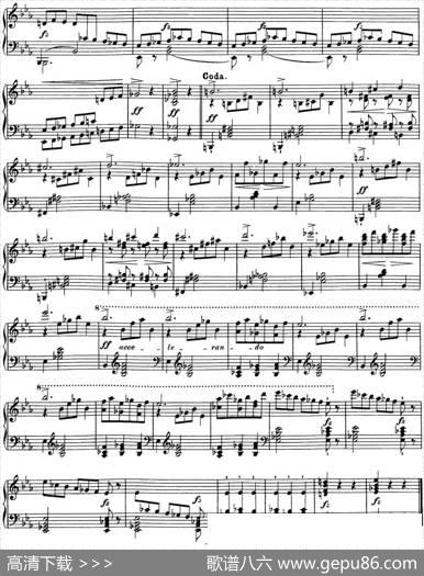 舒伯特降E大调即兴曲D.899，Op.90（NO.2）|舒伯特