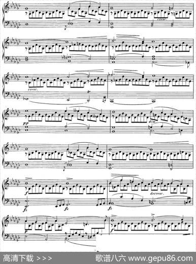 舒伯特降G大调即兴曲D.899，Op.90（NO.3）|舒伯特