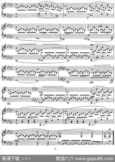 舒伯特降G大调即兴曲D.899，Op.90（NO.3）|舒伯特
