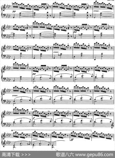 舒伯特降E大调即兴曲D.899，Op.90（NO.4）|舒伯特