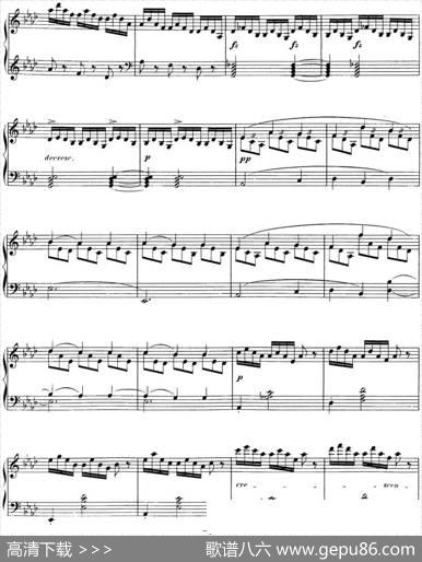 舒伯特降E大调即兴曲D.899，Op.90（NO.4）|舒伯特