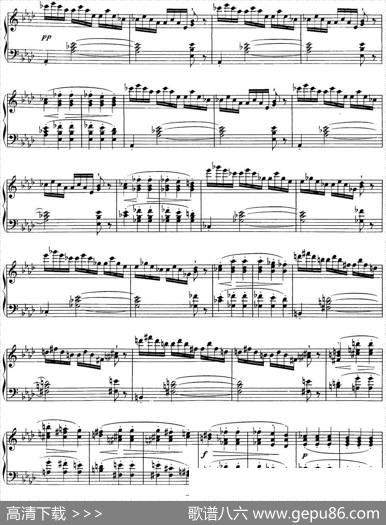 舒伯特降E大调即兴曲D.899，Op.90（NO.4）|舒伯特