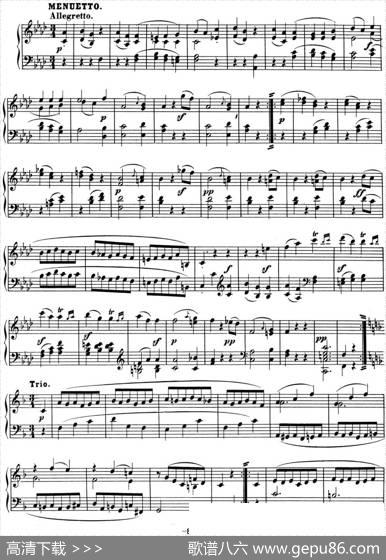 贝多芬钢琴奏鸣曲01f小调Op.2No.1Fminor|贝多芬