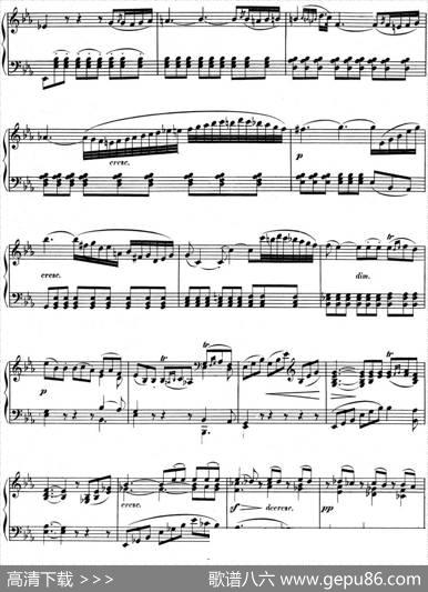 贝多芬钢琴奏鸣曲11降B大调Op.22B-flatmajor|贝多芬