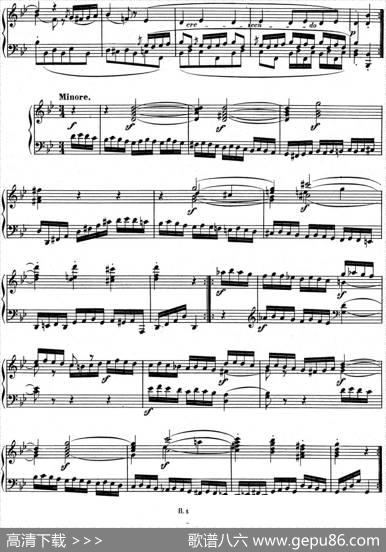 贝多芬钢琴奏鸣曲11降B大调Op.22B-flatmajor|贝多芬