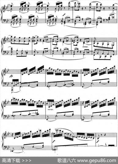 贝多芬钢琴奏鸣曲11降B大调Op.22B-flatmajor|贝多芬