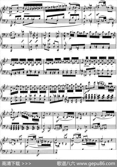 贝多芬钢琴奏鸣曲11降B大调Op.22B-flatmajor|贝多芬