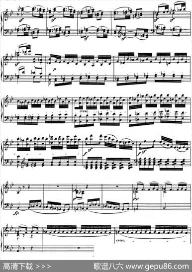 贝多芬钢琴奏鸣曲11降B大调Op.22B-flatmajor|贝多芬