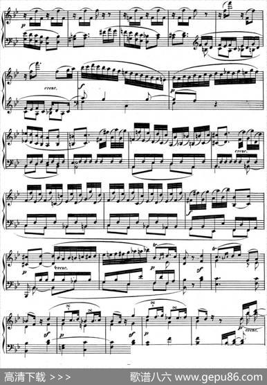 贝多芬钢琴奏鸣曲11降B大调Op.22B-flatmajor|贝多芬