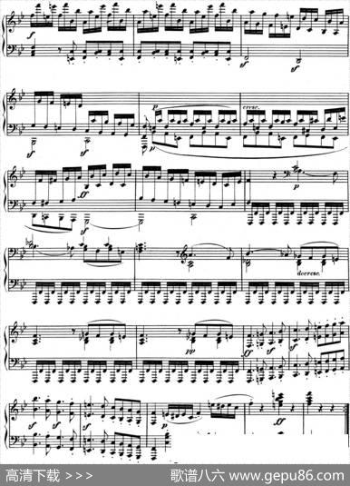 贝多芬钢琴奏鸣曲11降B大调Op.22B-flatmajor|贝多芬