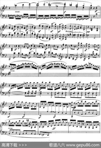 贝多芬钢琴奏鸣曲11降B大调Op.22B-flatmajor|贝多芬