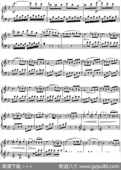 贝多芬钢琴奏鸣曲19g小调Op.49No.1Gminor|贝多芬