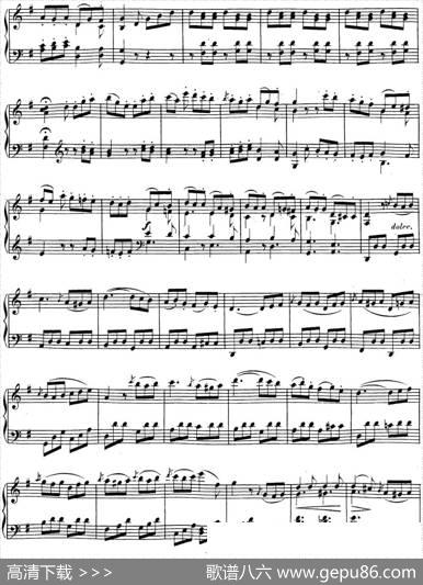 贝多芬钢琴奏鸣曲19g小调Op.49No.1Gminor|贝多芬