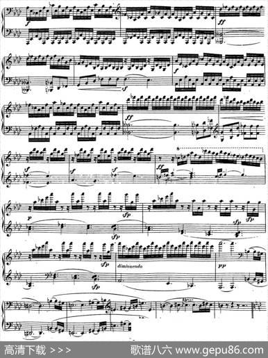 贝多芬钢琴奏鸣曲23热情f小调Op.57Fminor|贝多芬